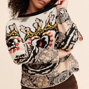 Anthropologie Aldo Martins wool blend sweater size XS